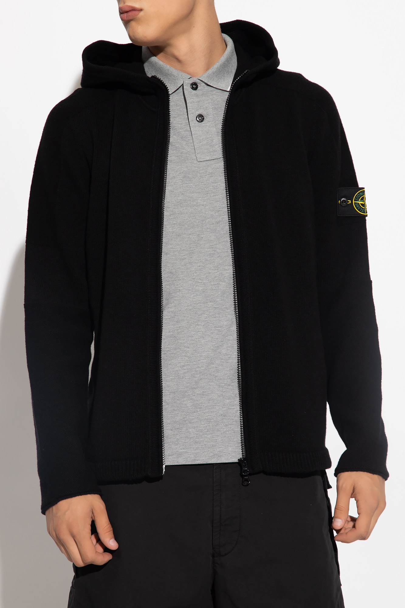 Stone island discount basic pullover hoodie